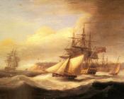 Naval ships setting sail - 托马斯·鲁尼